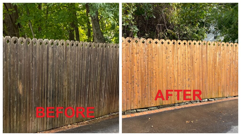 Fence Washing, Wood Restoration, Power Washing, Pressure Washing